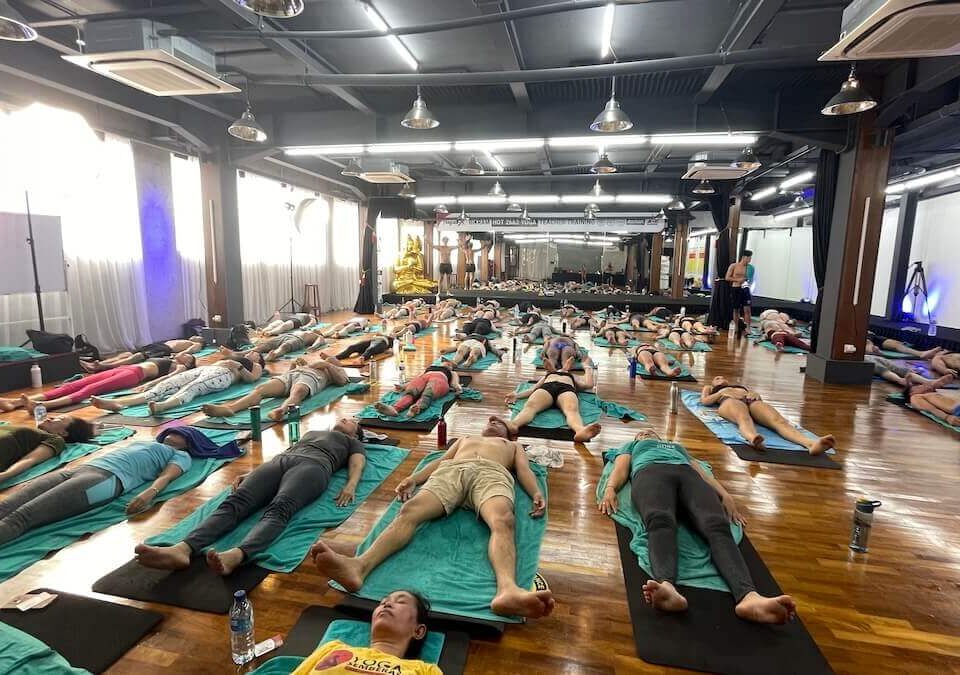 hot yoga class preparation