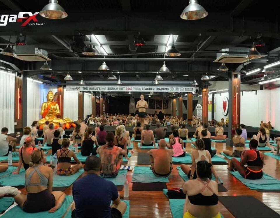 A training school issuing a certificate of completion, the document separate from formal Yoga Alliance RYT registration