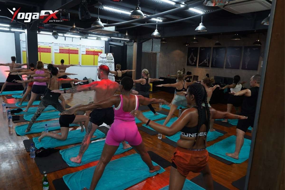 Traveller departing on a short intensive trip to Bali for yoga teacher training